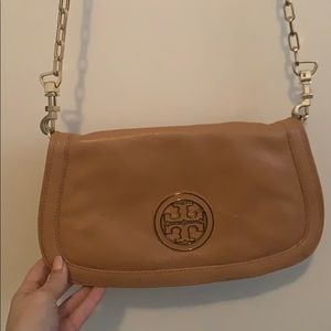 Tory Burch Brown Clutch Side Bag